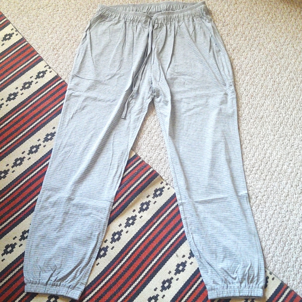 Daniel Buchler Striped Drawstring‎ Joggers